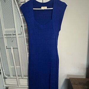 Nicki Minaj Royal Blue Midi Dress